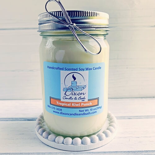 Tropical Kiwi Punch Scented Soy Candle